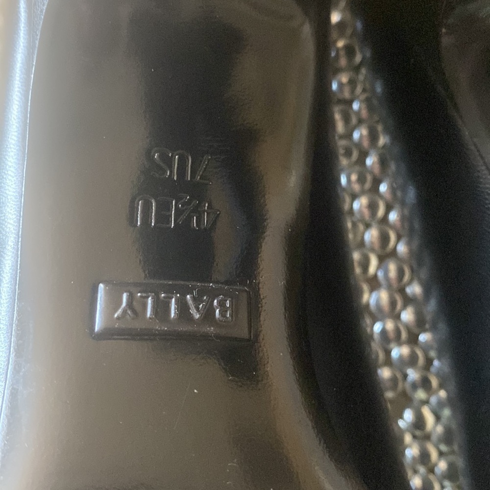 Black vintage BALLY PUMPS - Picture 5 of 8
